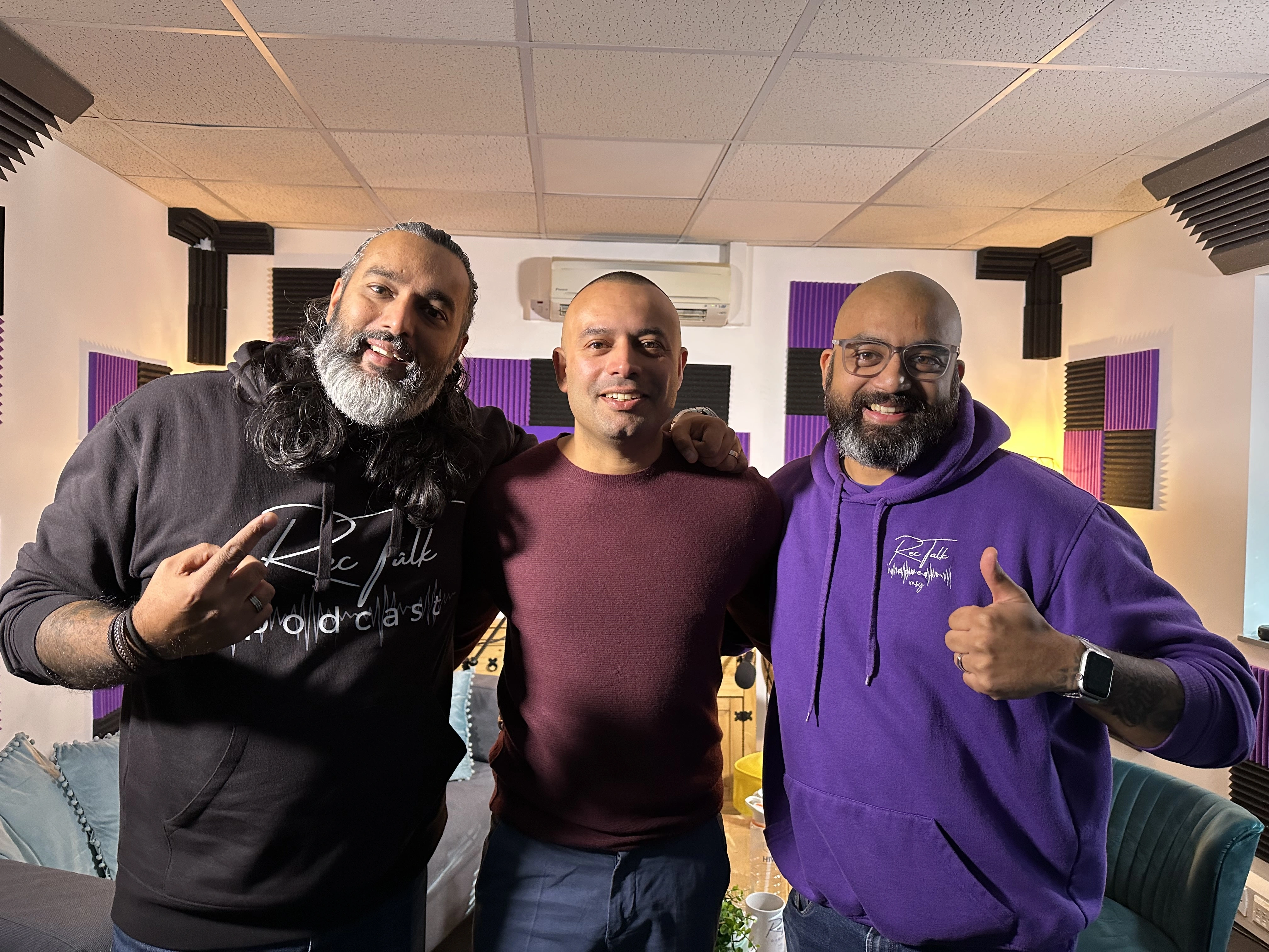 Robert Garner with Nitin and Sean at RecTalk podcast